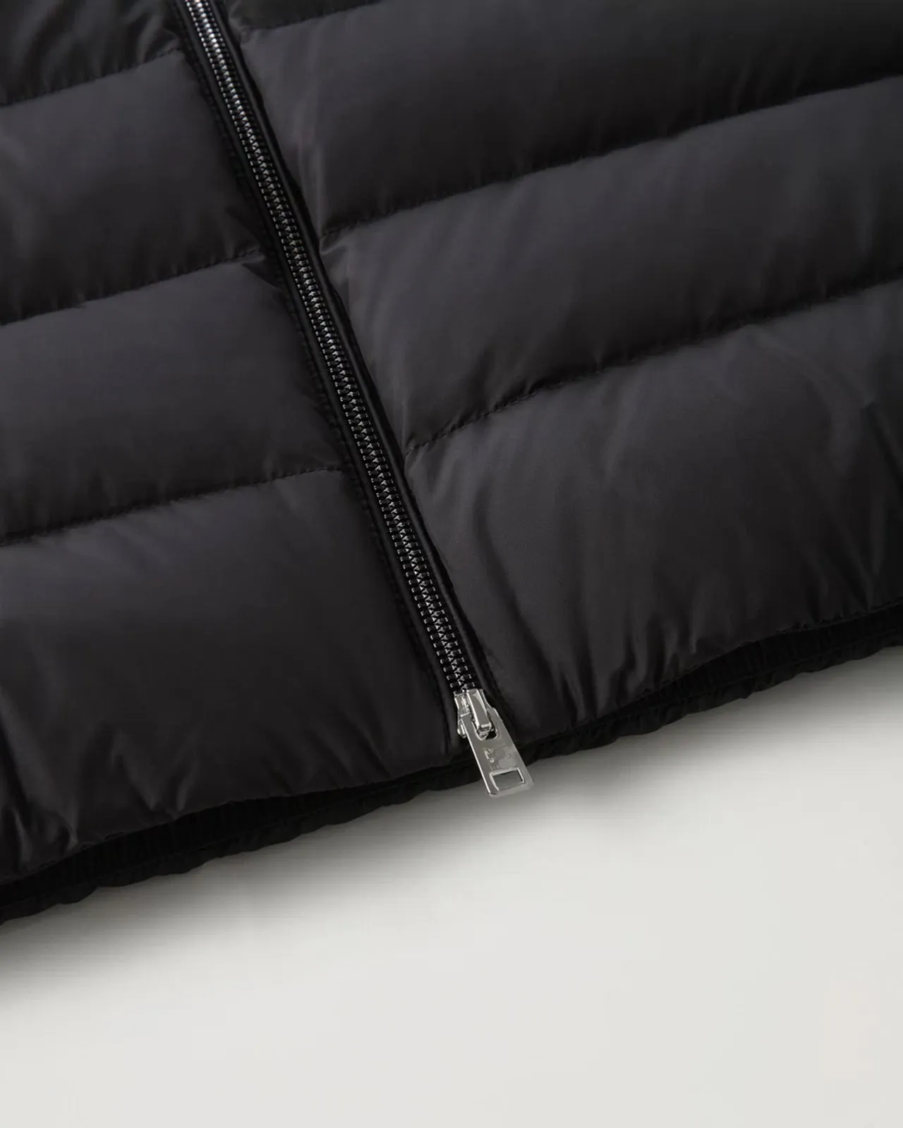 Piumino Ellis microfibra nero