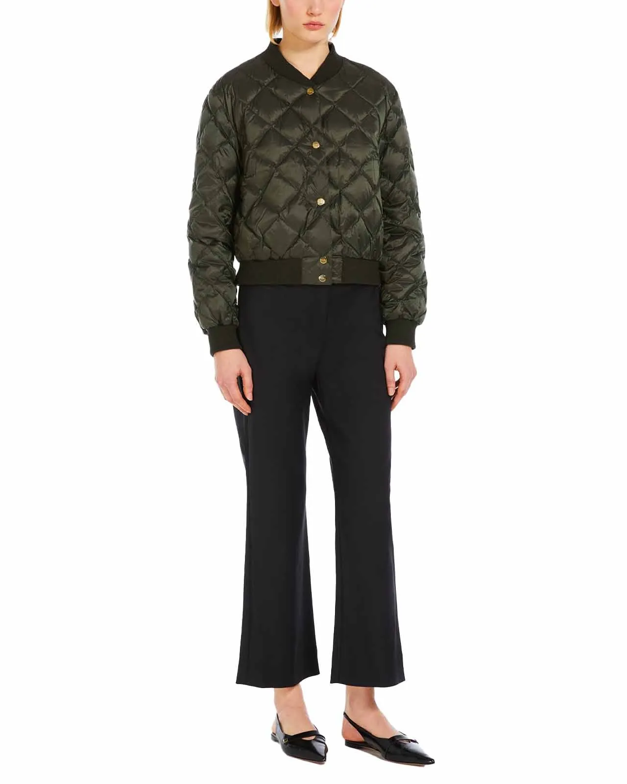 Piumino imbottito BSOFT verde kaki