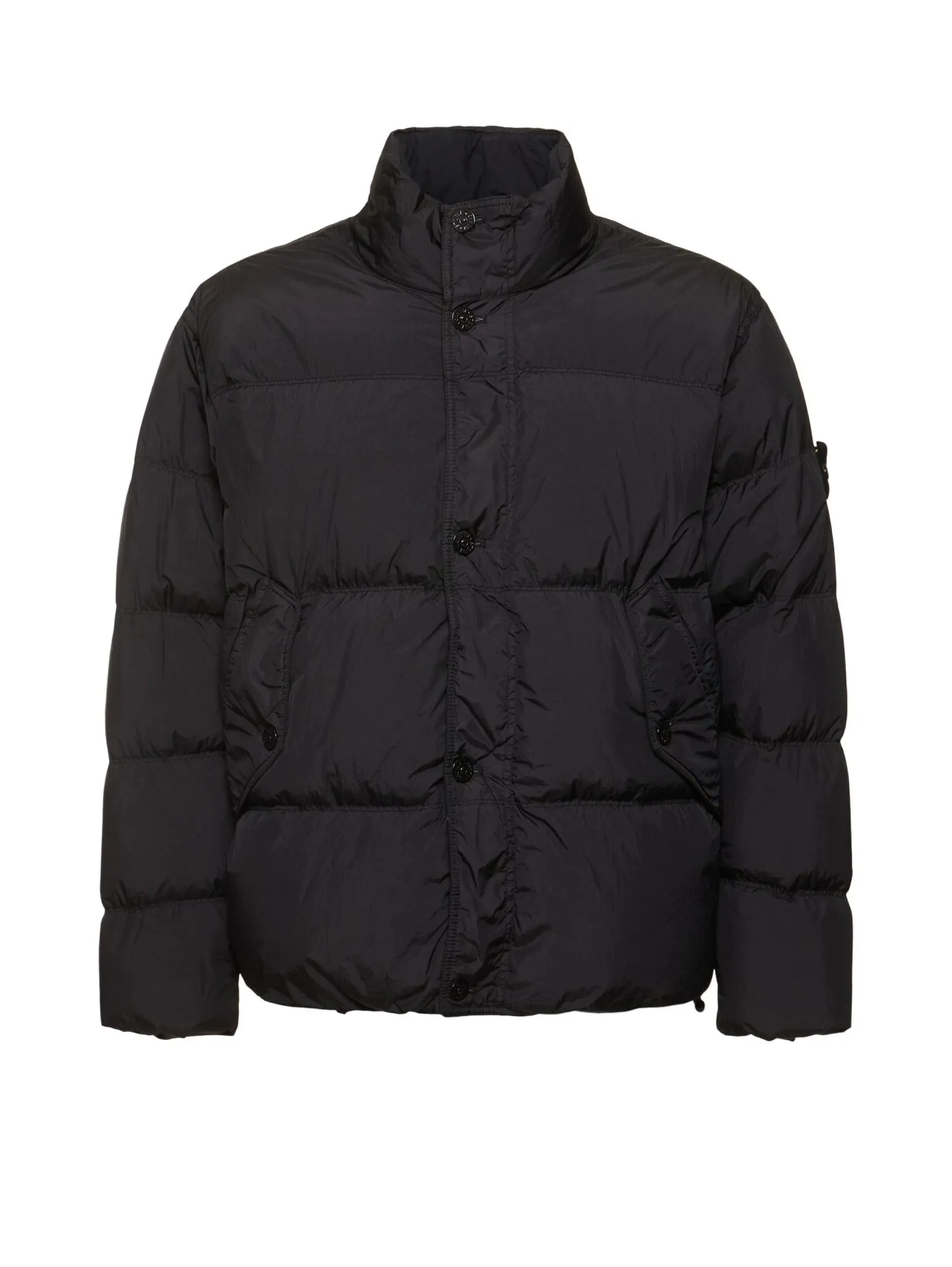 Piumino in Nylon Crinkle Reps Nero