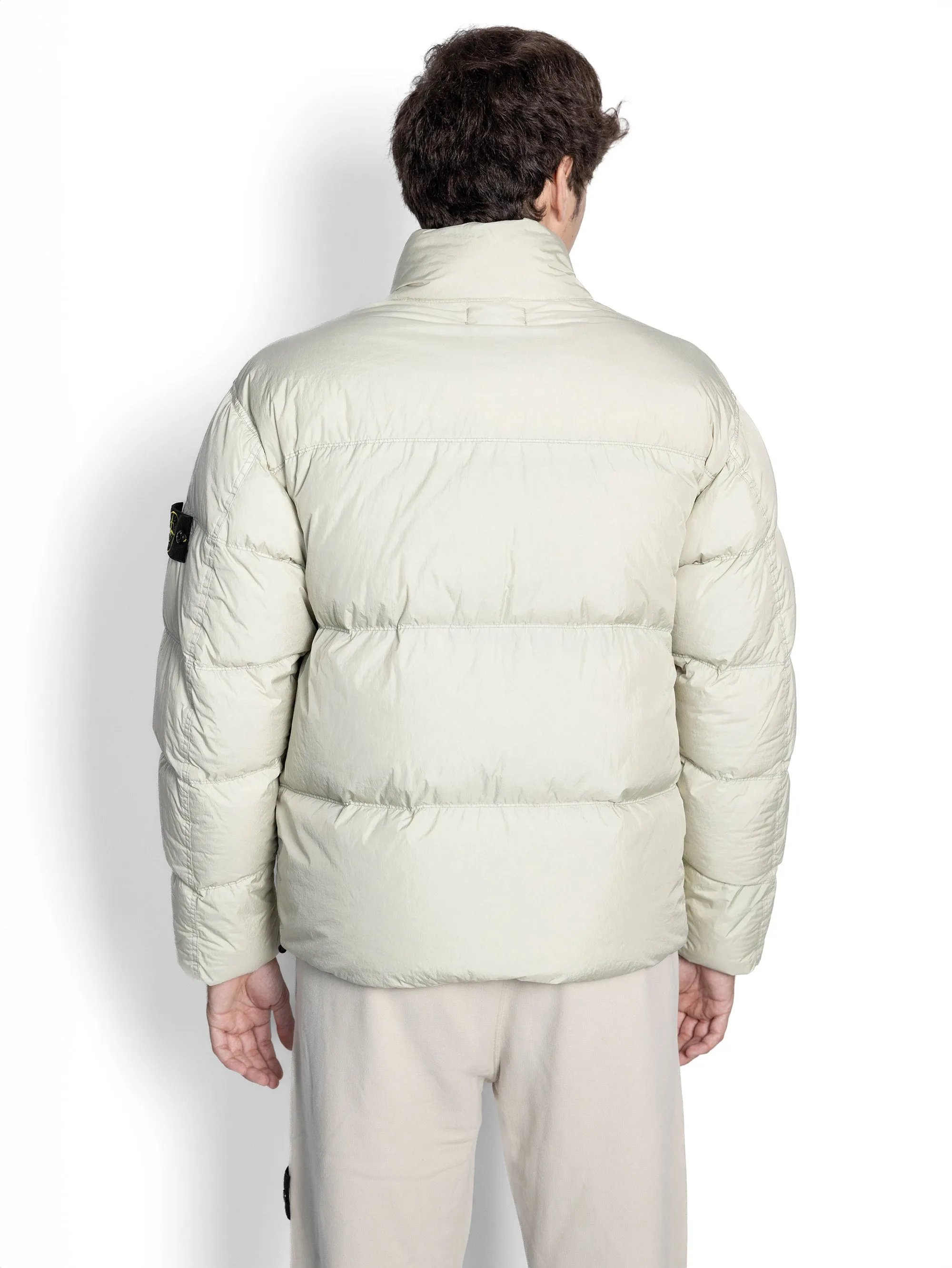 Piumino in Nylon Crinkle Reps Stucco