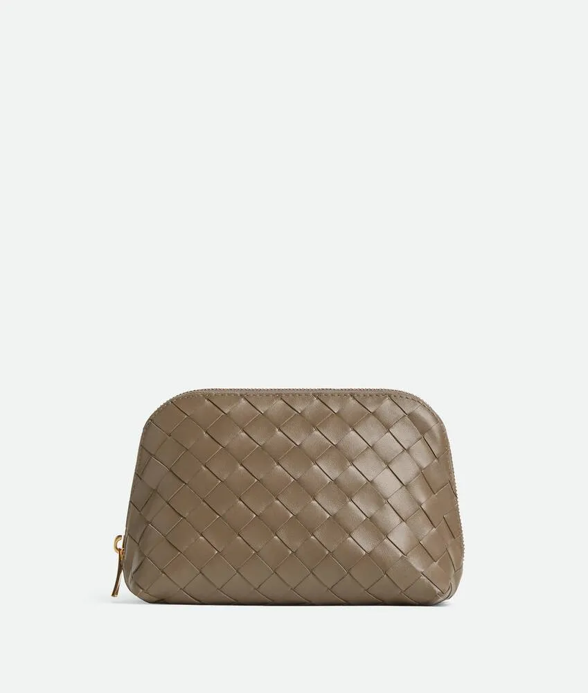 Pochette Intrecciato media a mezza luna 