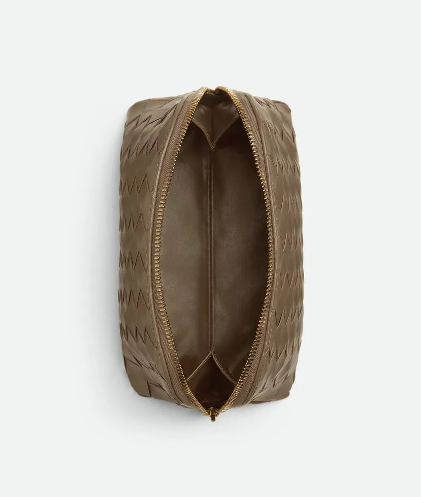 Pochette Intrecciato media a mezza luna 