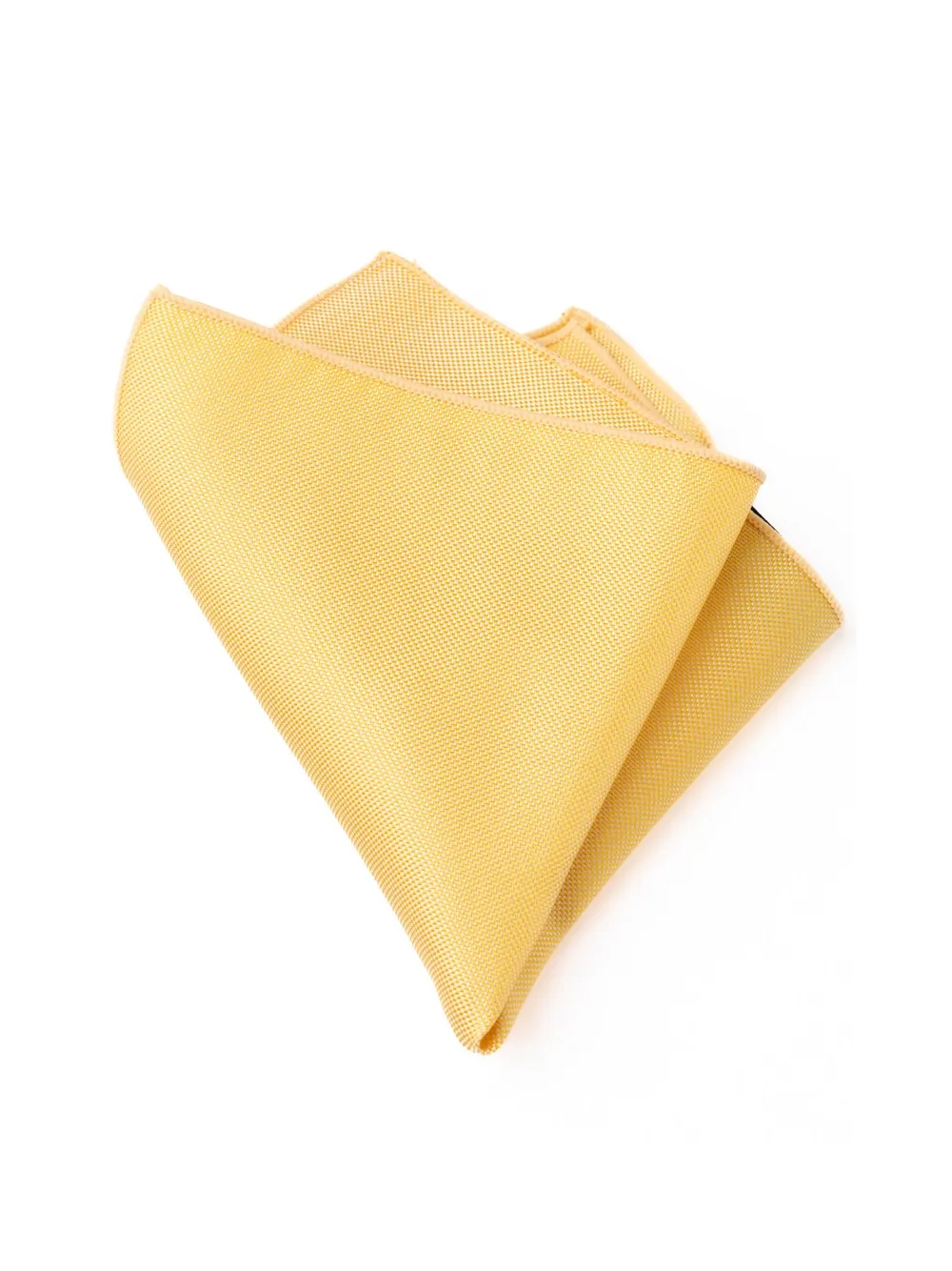 Pochette uomo in seta tinta unita con trama Oxford