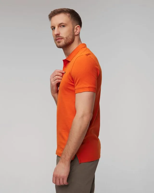 Polo arancione da uomo Aeronautica Militare