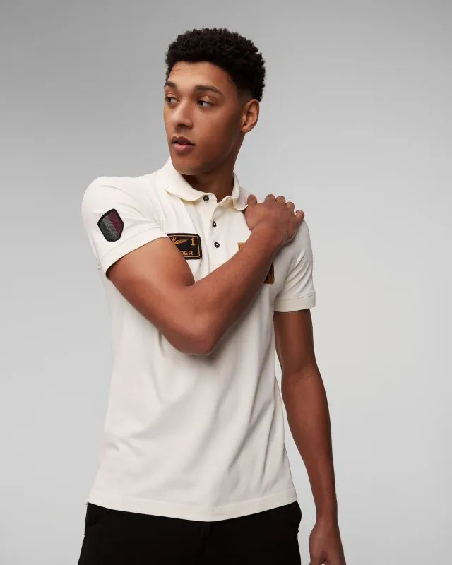 Polo bianca da uomo Aeronautica Militare