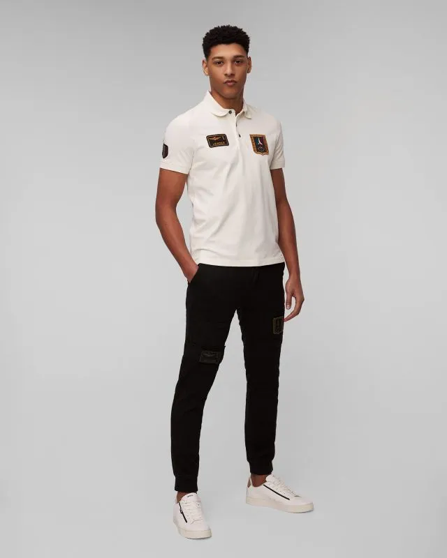 Polo bianca da uomo Aeronautica Militare
