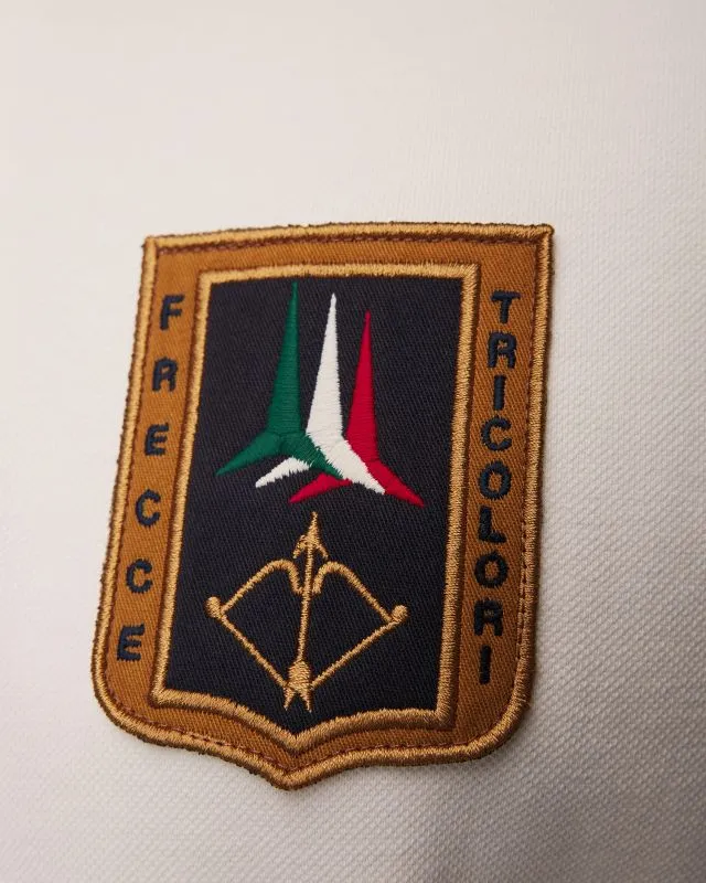 Polo bianca da uomo Aeronautica Militare