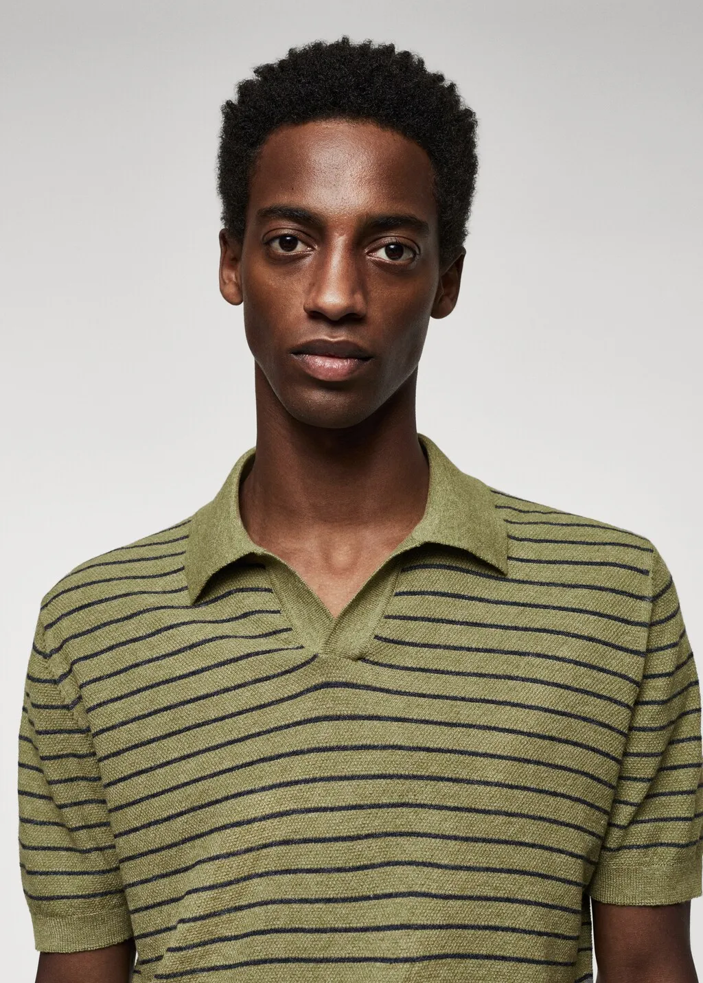 Polo maglia sottile righe
