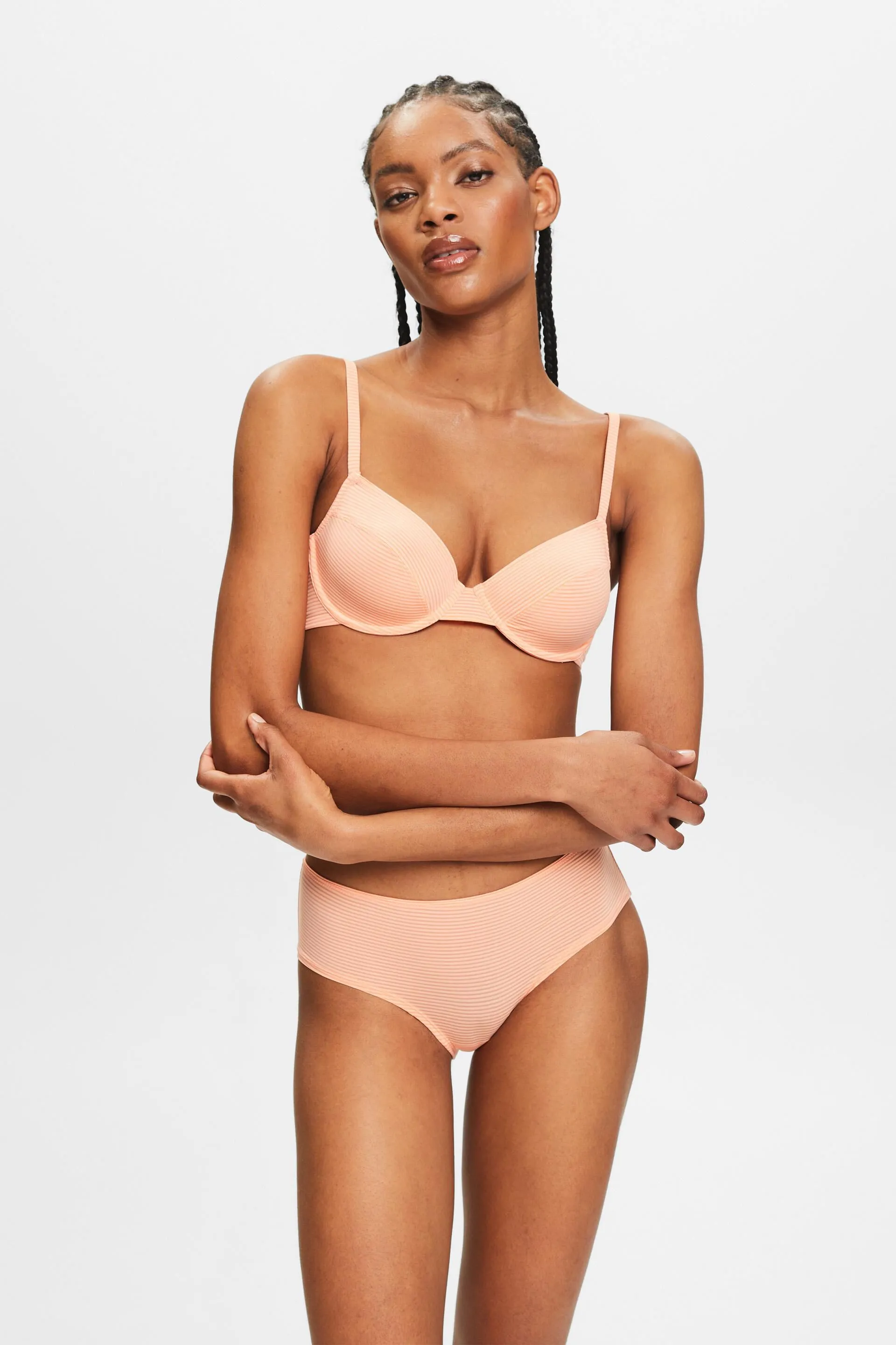 Reggiseno con ferretto in jacquard