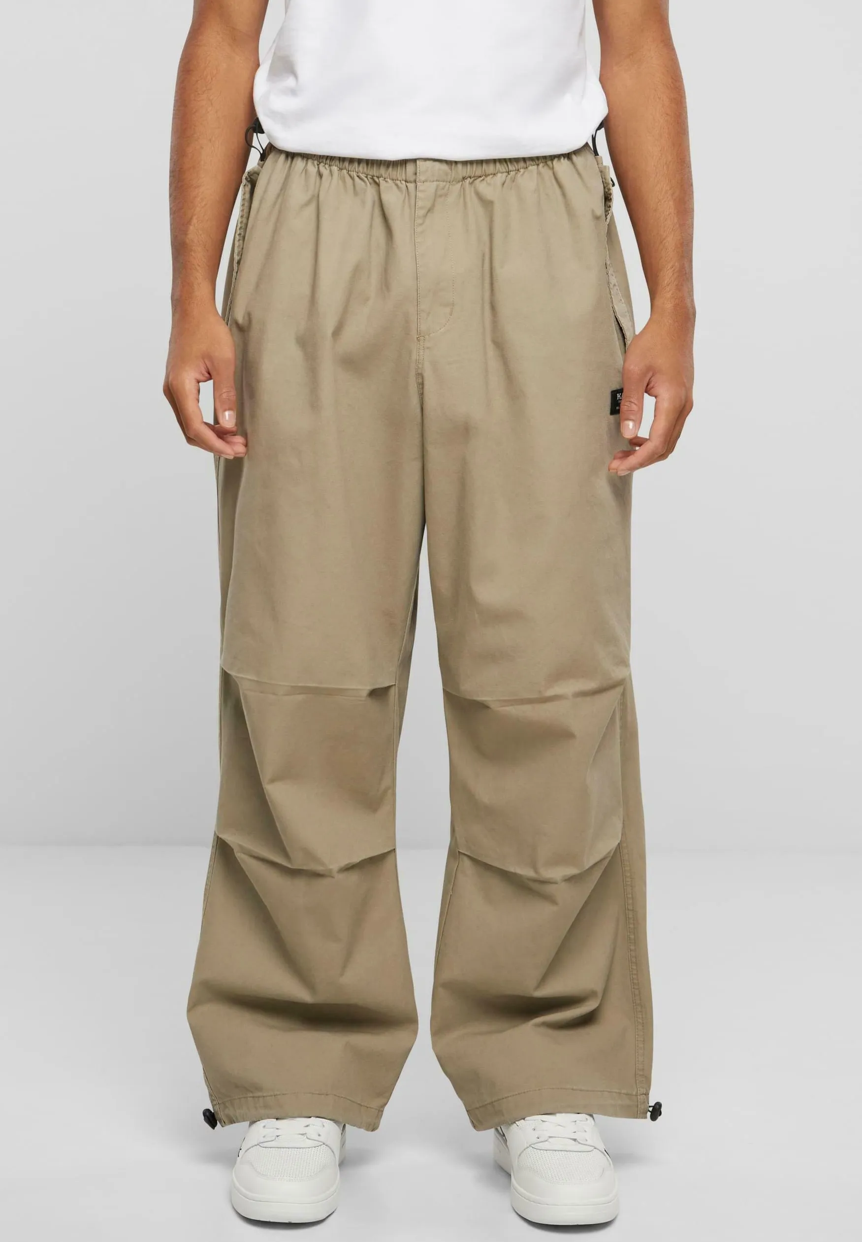 RETRO WASHED PARACHUTE - Pantaloni