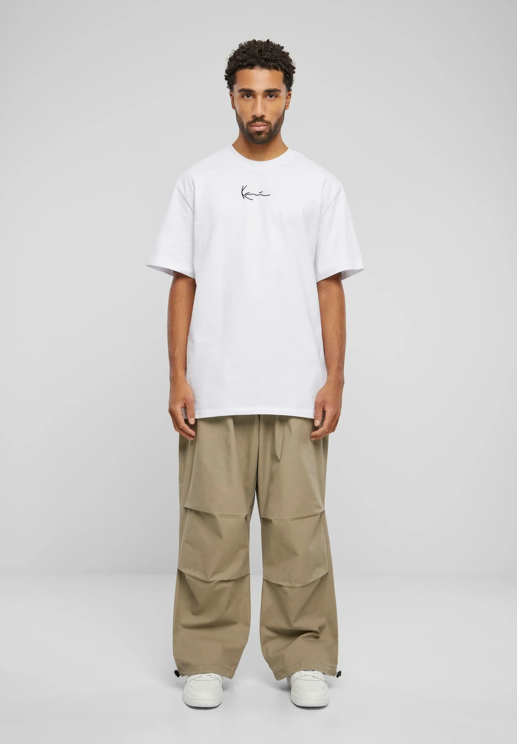 RETRO WASHED PARACHUTE - Pantaloni