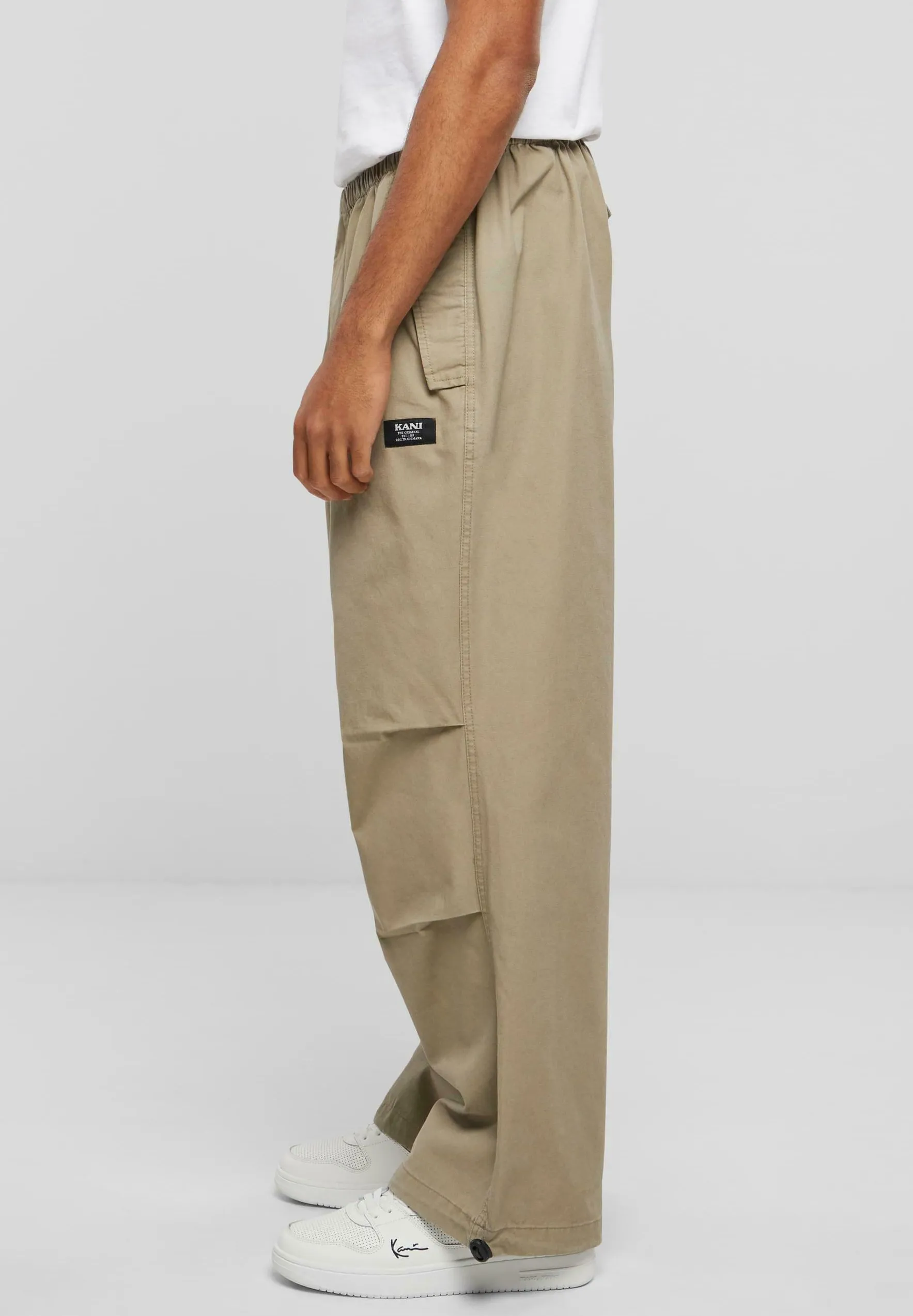 RETRO WASHED PARACHUTE - Pantaloni
