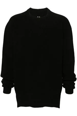 RICK OWENS Abbigliamento,Maglieria Maglione in lana vergine nera 