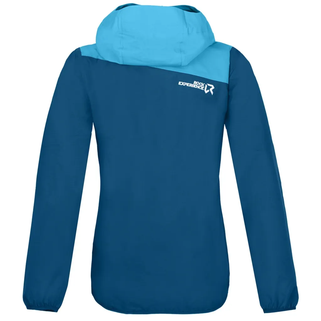 Rock Experience Great Roof Woman Jacket Moroccan Blue - Giacca Donna Antipioggia