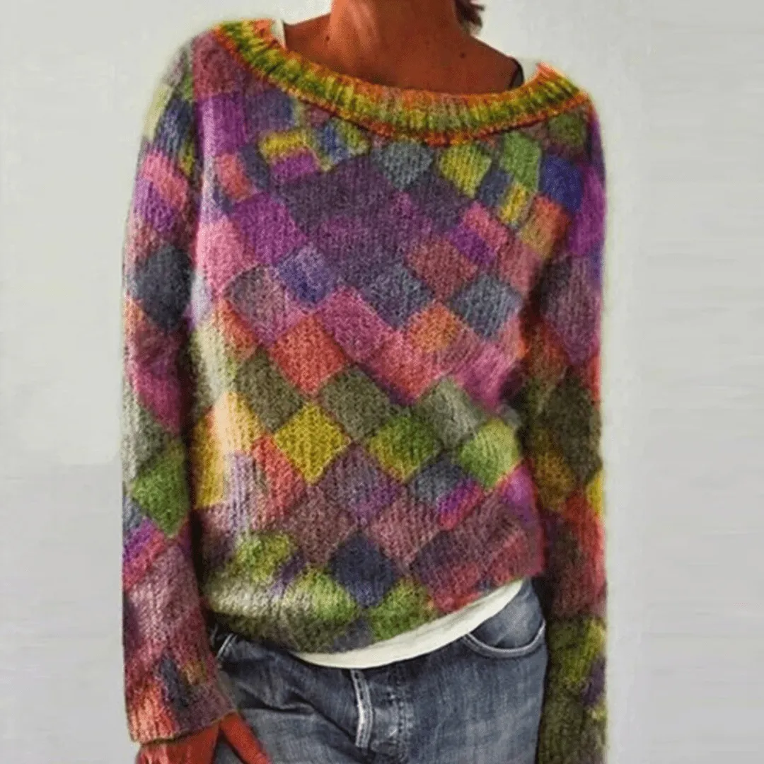 Ruby - Maglione In Maglia Rebels Con Scollo a O