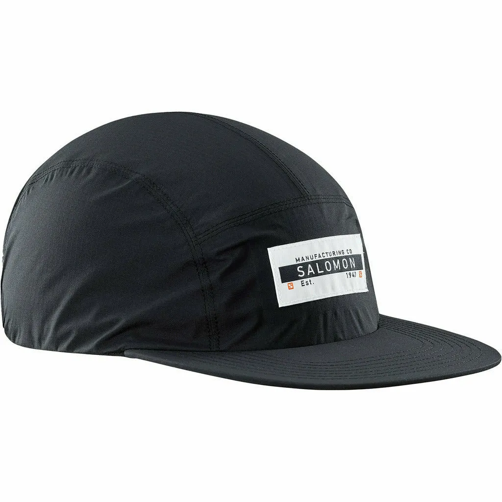 Salomon Bonatti WP Five Cap Black - Berretto Running Impermeabile