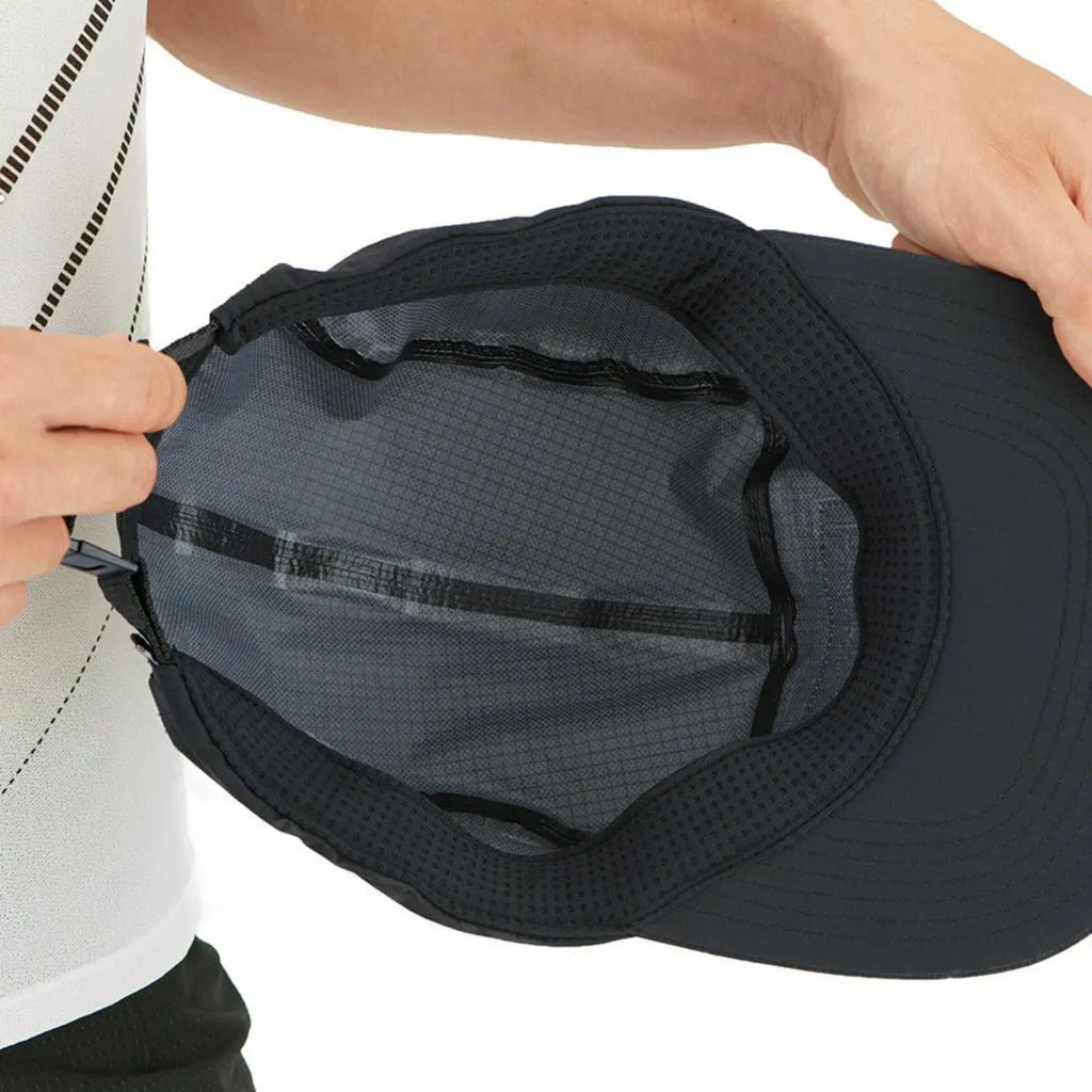 Salomon Bonatti WP Five Cap Black - Berretto Running Impermeabile