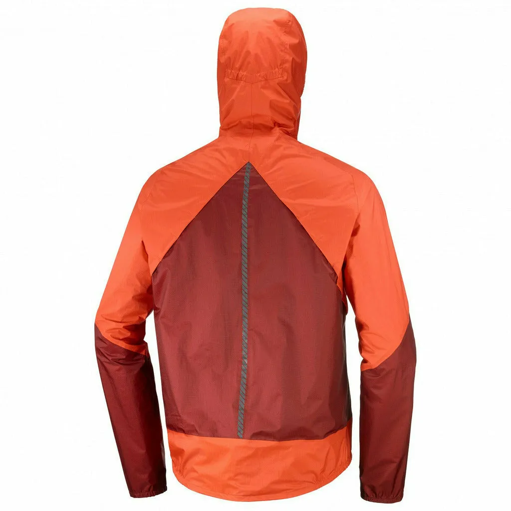 Salomon Bonatti WP Jacket Fiery Red- Giacca Running Impermeabile