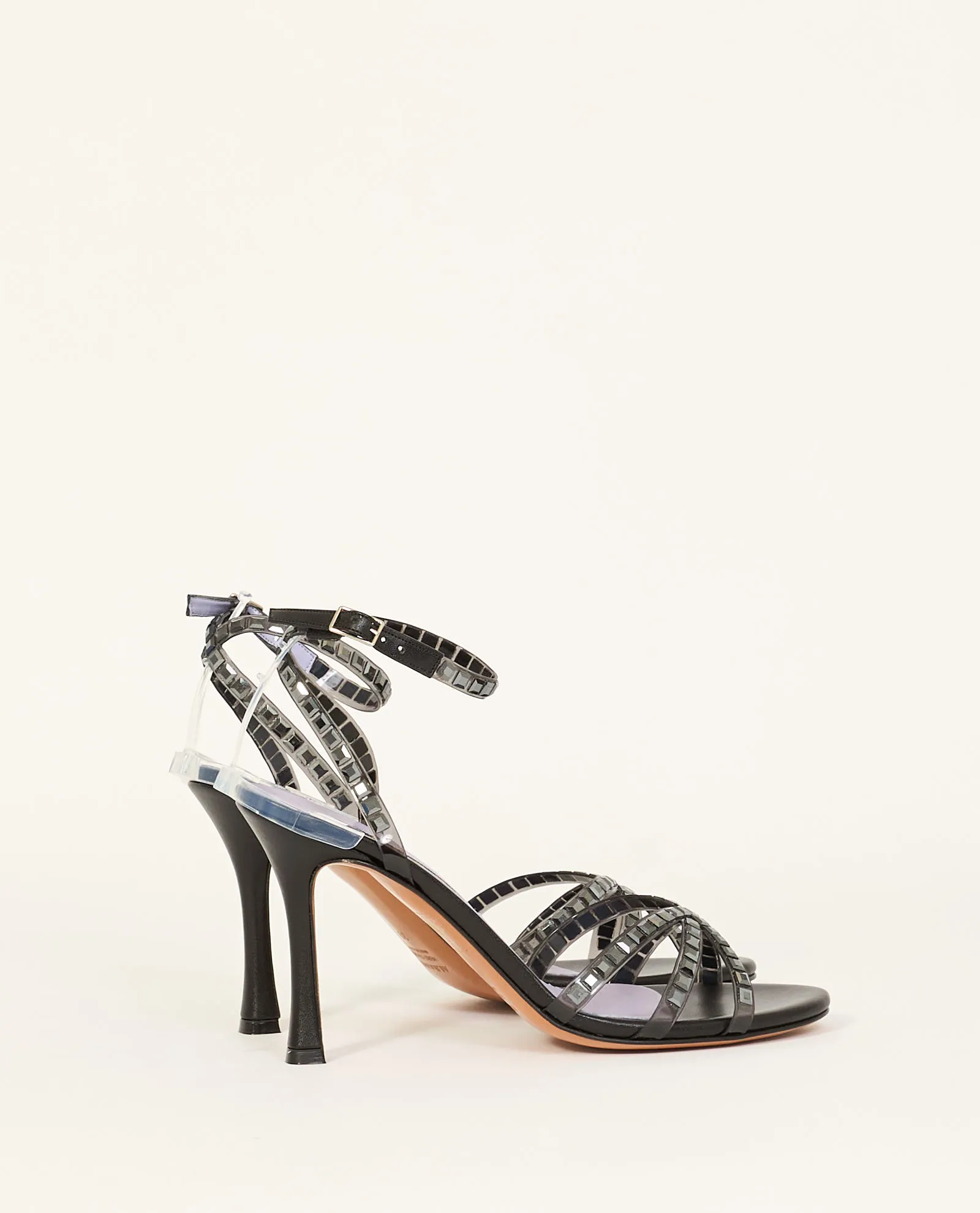 Sandali donna Albano con strass e cinturino