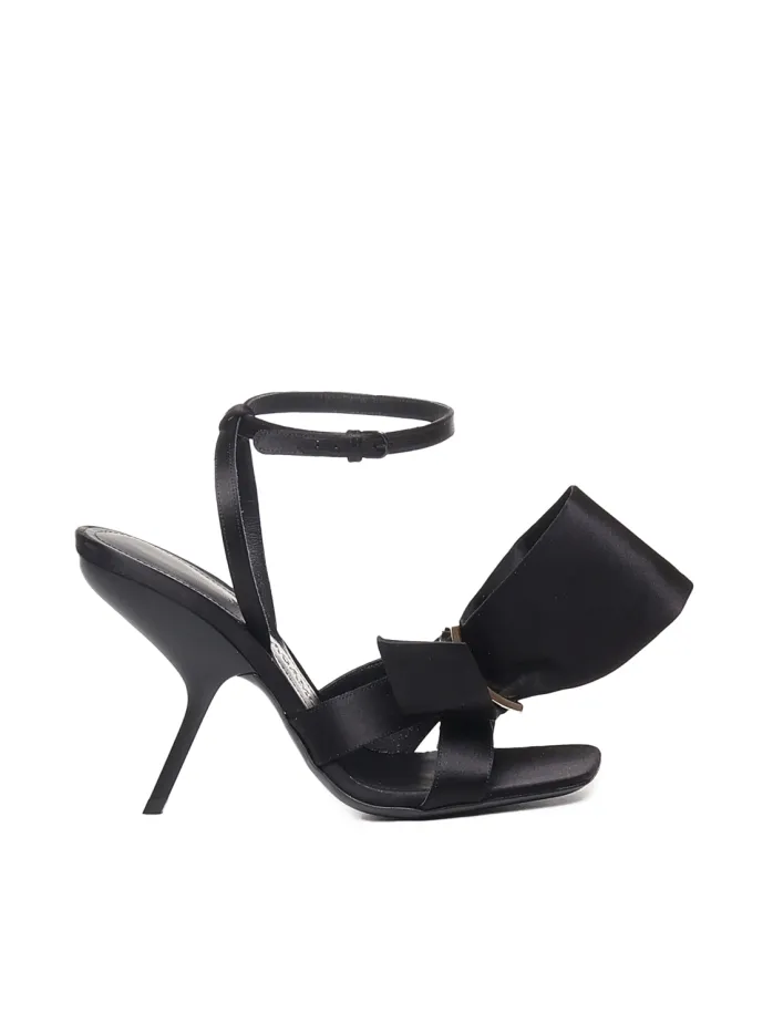 SANDALI SATIN FIOCCO