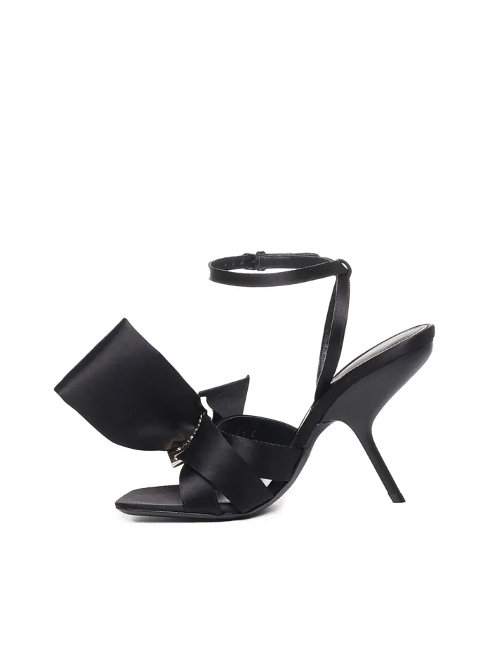 SANDALI SATIN FIOCCO