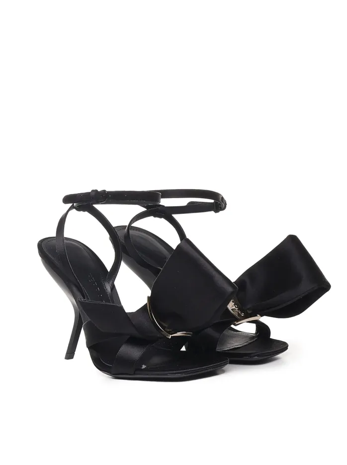 SANDALI SATIN FIOCCO