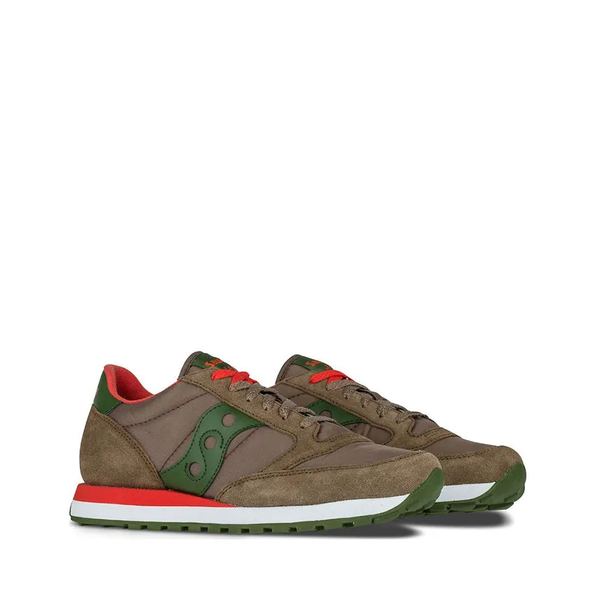 SAUCONY JAZZ ORIGINAL 2044 - 371 MARRONE CHIARO - VERDE