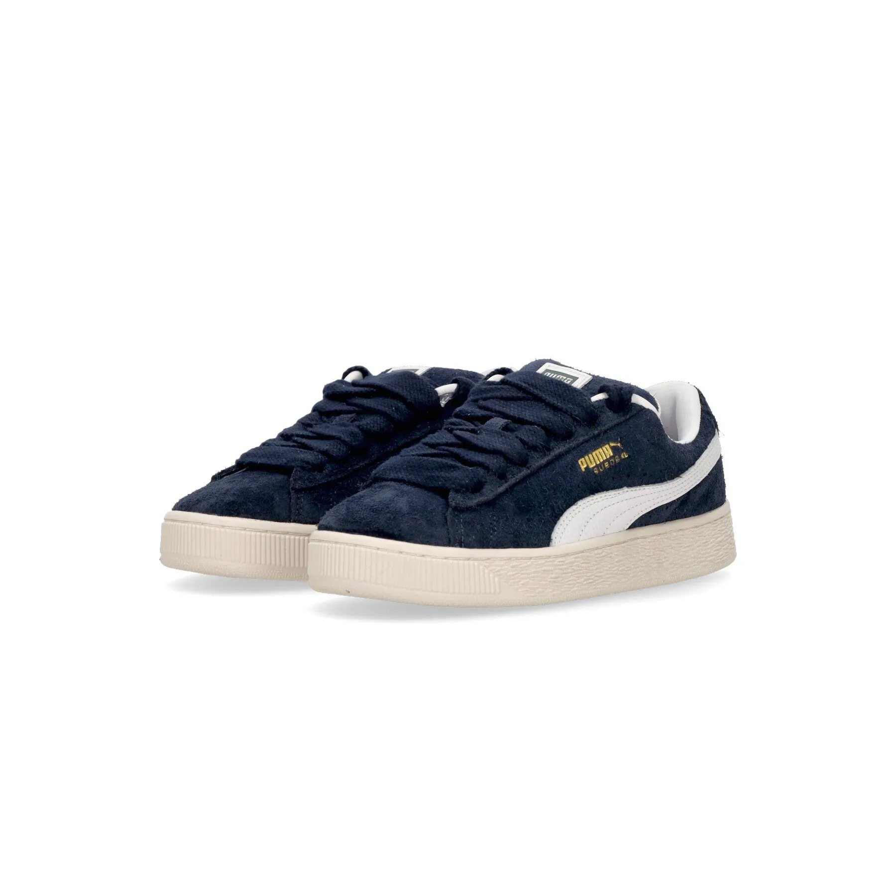 Scarpa Bassa Uomo Suede Xl Hairy Club Navy/frosted Ivory