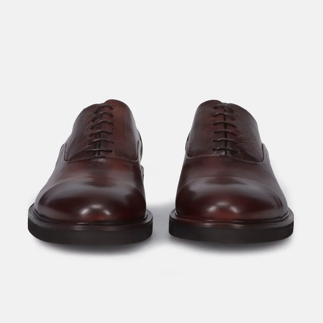 Scarpa oxford da uomo Jerold Wilton marrone in pelle