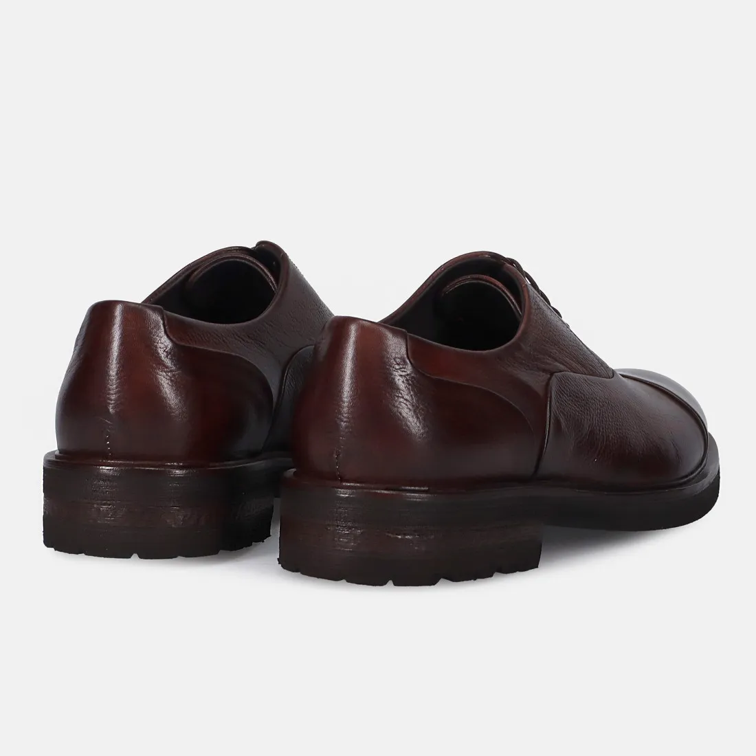 Scarpa oxford da uomo Jerold Wilton marrone in pelle