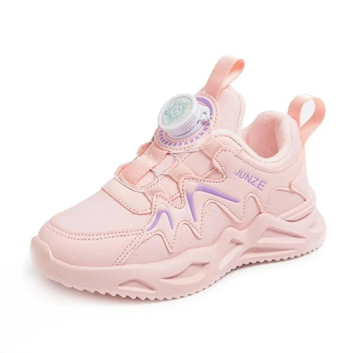 Scarpa per bambini da ragazza Punta rotonda Impermeabile Elastica Confortevole Alla moda Tutte le partite Antiscivolo Resistente