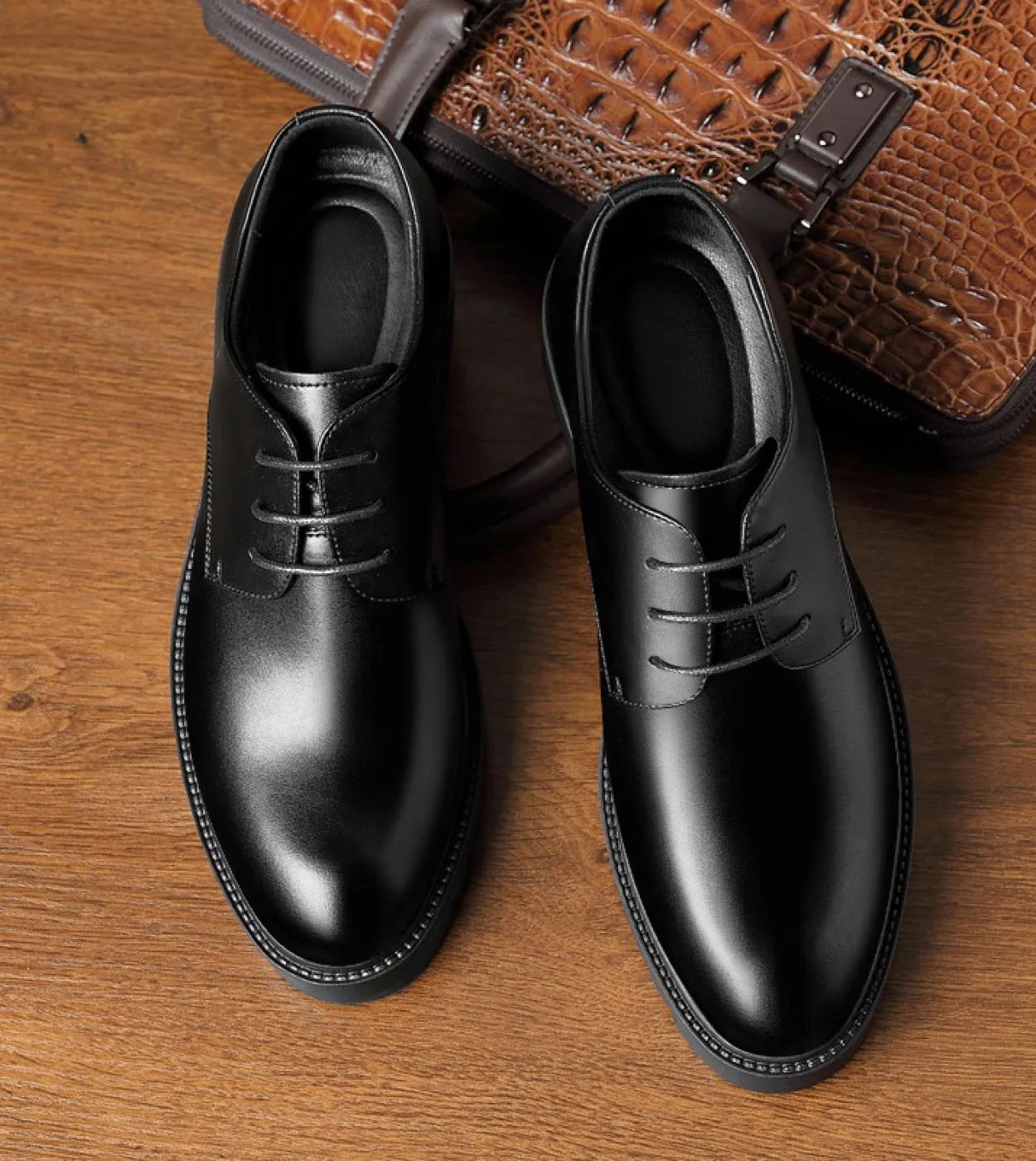 Scarpe Tacco Scarpa Maschile Nera Uomo Scarpe Grosse Uomo Calzature Uomo Tacco Scarpe Uomo 10cm