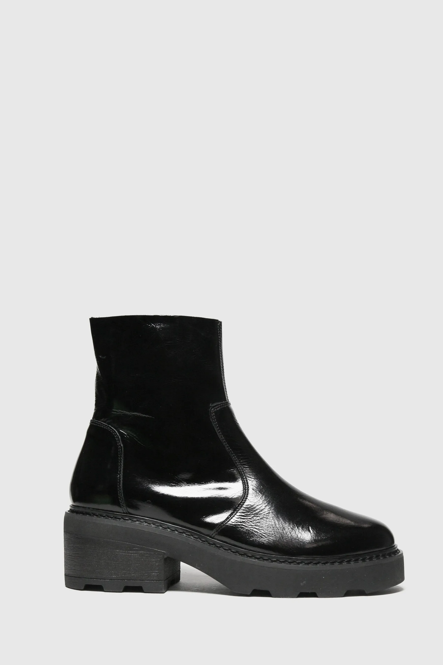 Schuh Nero - Ally - Stivali spesso in pelle verniciata