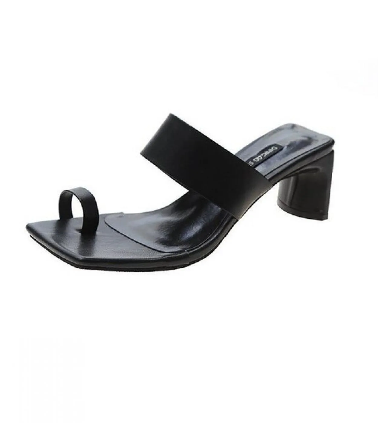 Scivoli estivi Donna Tacchi alti Block Mules Shales Pantofole con tacco basso Fetish Chunky Nude Pointed Stripper Shoesslippers
