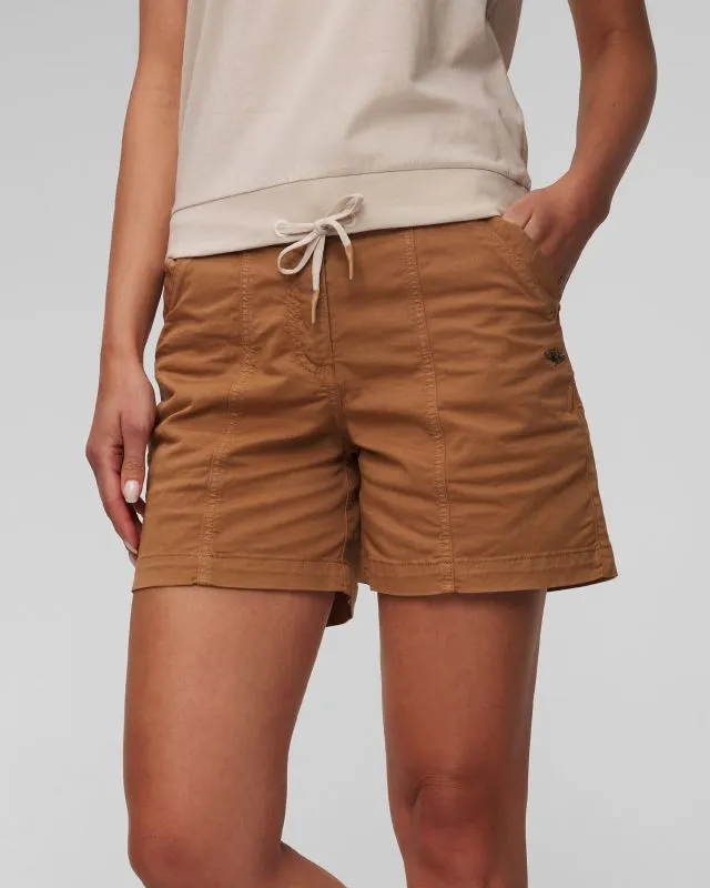 Shorts marrone da donna Aeronautica Militare