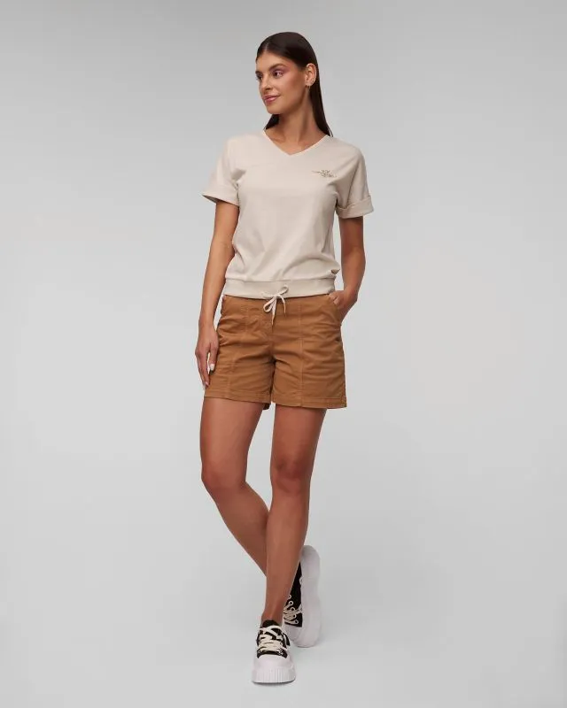 Shorts marrone da donna Aeronautica Militare