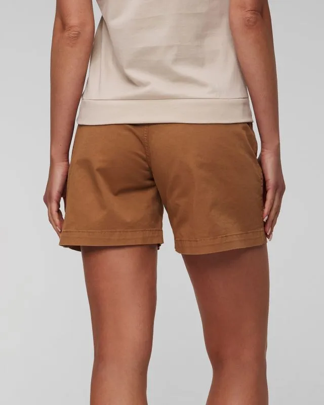Shorts marrone da donna Aeronautica Militare