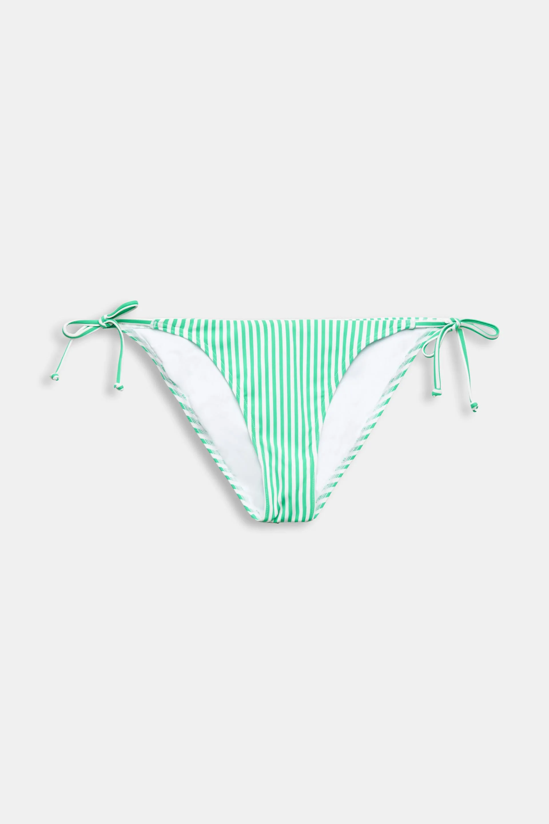 Slip da bikini a righe con lacci laterali
