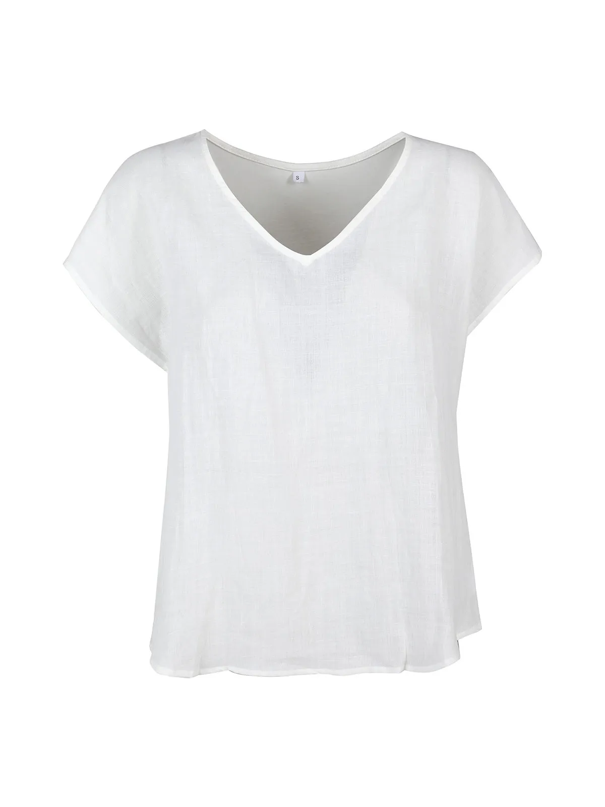Solada Blouse femme en lin à col V