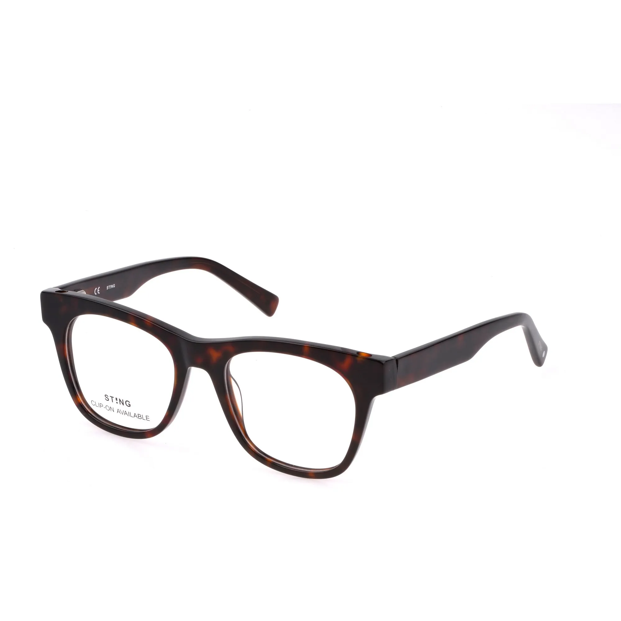   Sting VST423N Free 7 0722 Avana Scuro Lucido | Occhiale Da Vista Unisex 