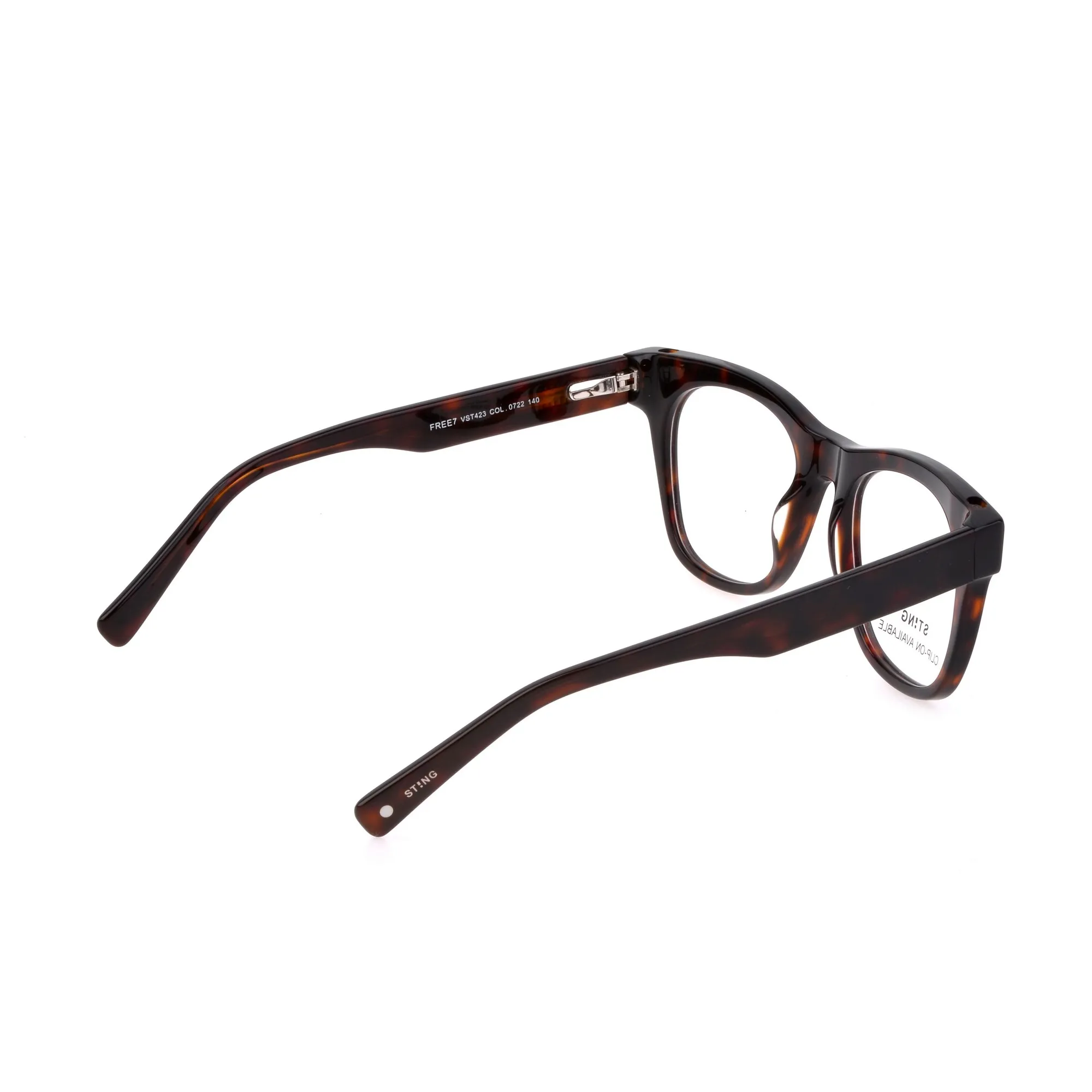   Sting VST423N Free 7 0722 Avana Scuro Lucido | Occhiale Da Vista Unisex 