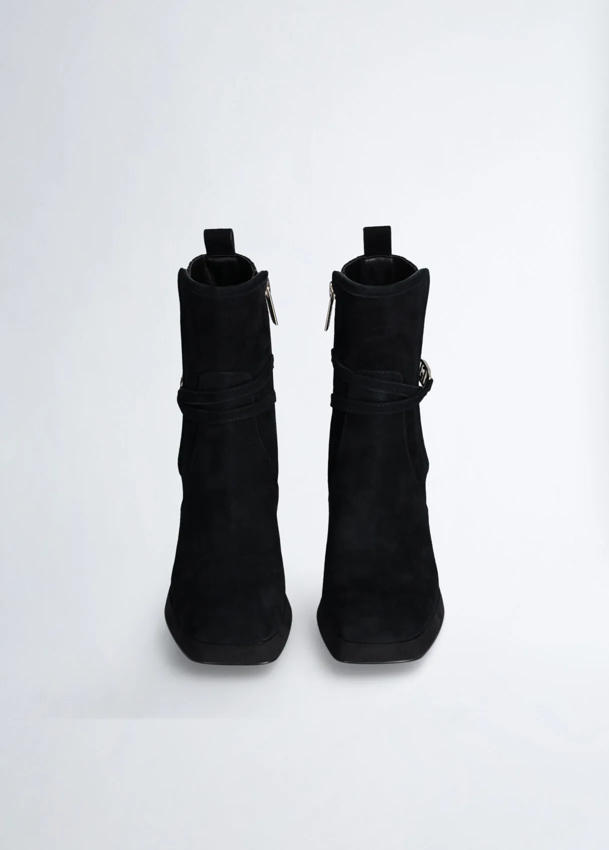 Stivaletti neri in suede