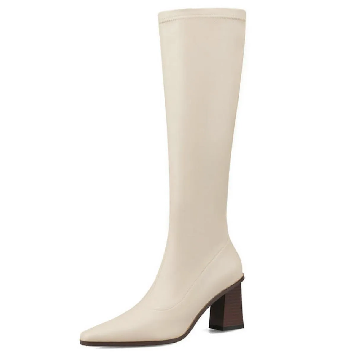 Stivali alti al ginocchio in vera pelle Stivali da donna in vera pelle da donna Nuovi autentici