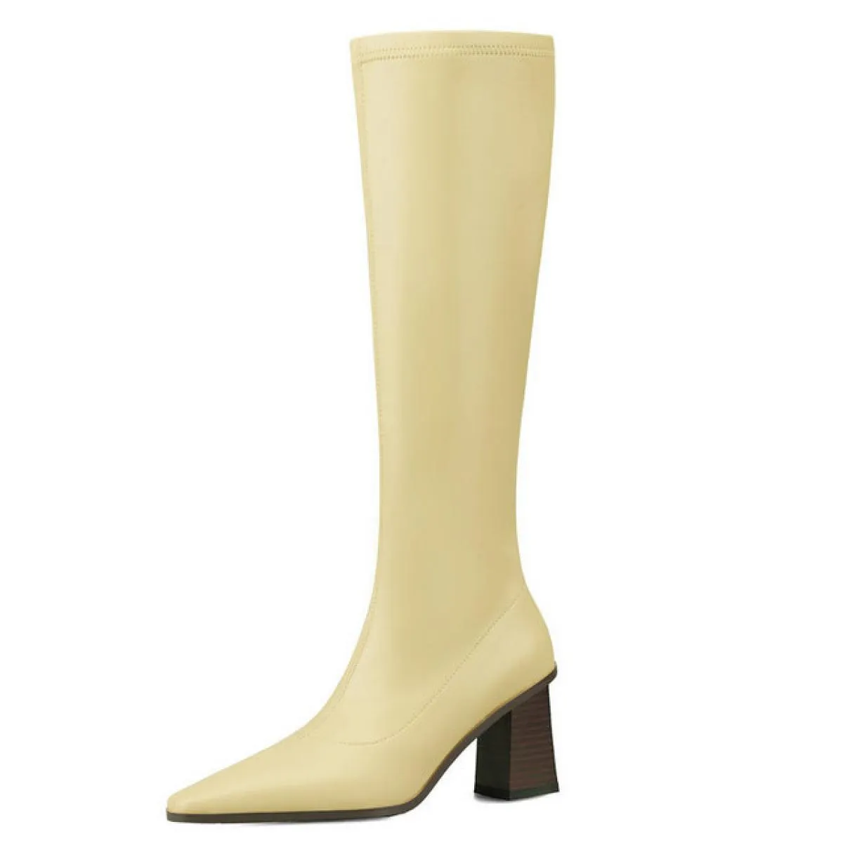 Stivali alti al ginocchio in vera pelle Stivali da donna in vera pelle da donna Nuovi autentici