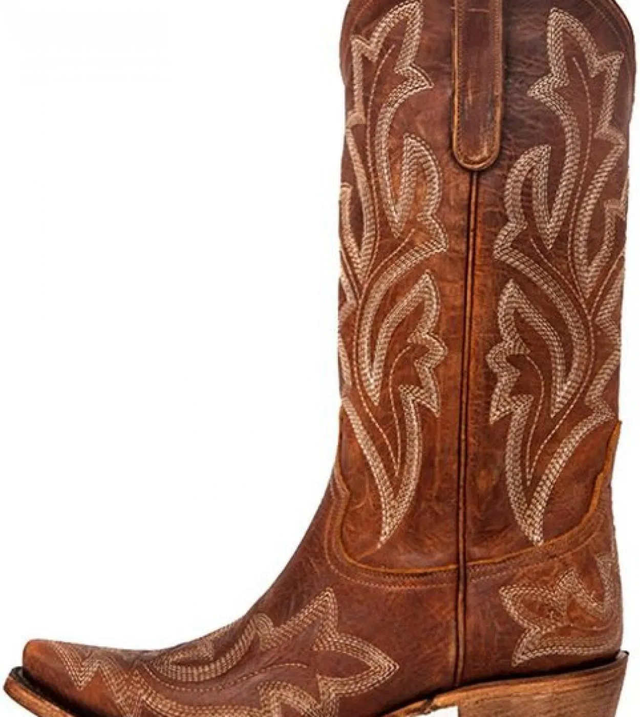 Stivali da donna Stivali da cowboy occidentali ricamati classici Stivali da cowgirl in pelle da donna Scarpe con tacco basso Sti