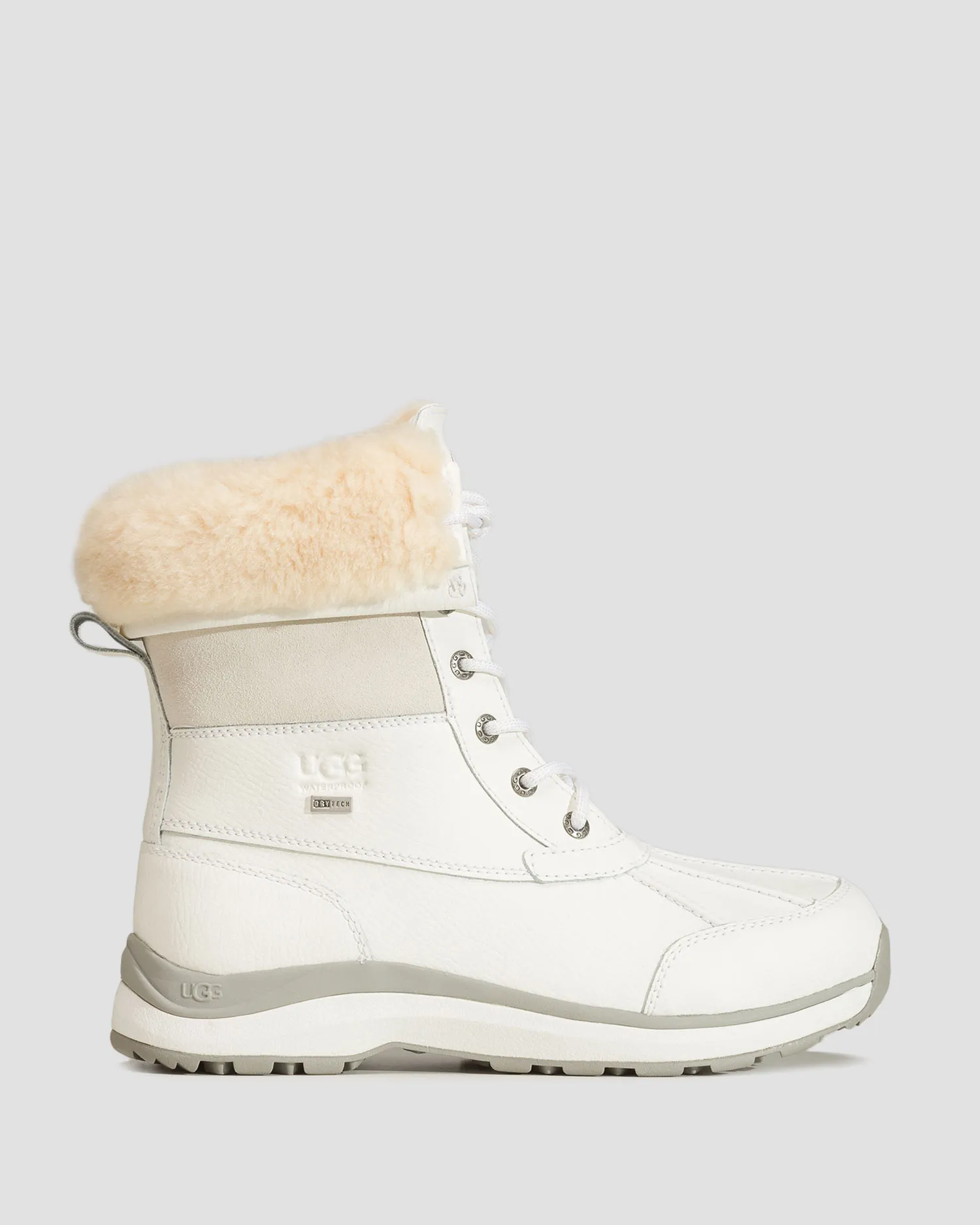 Stivali da neve da donna UGG Adirondack Boot III bianchi 1143530-brwh