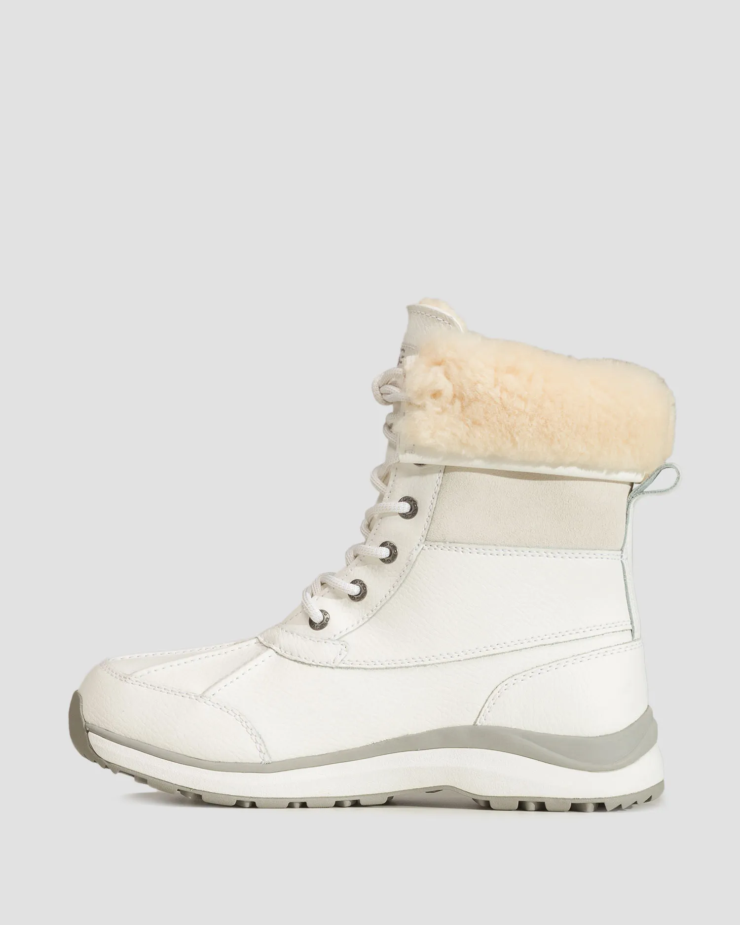 Stivali da neve da donna UGG Adirondack Boot III bianchi 1143530-brwh
