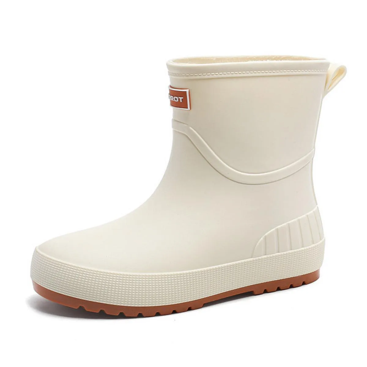Stivali da pioggia da donna Slip On Stivali da acqua di alta qualità Scarpe impermeabili Stivali da pioggia in gomma da donna Ga