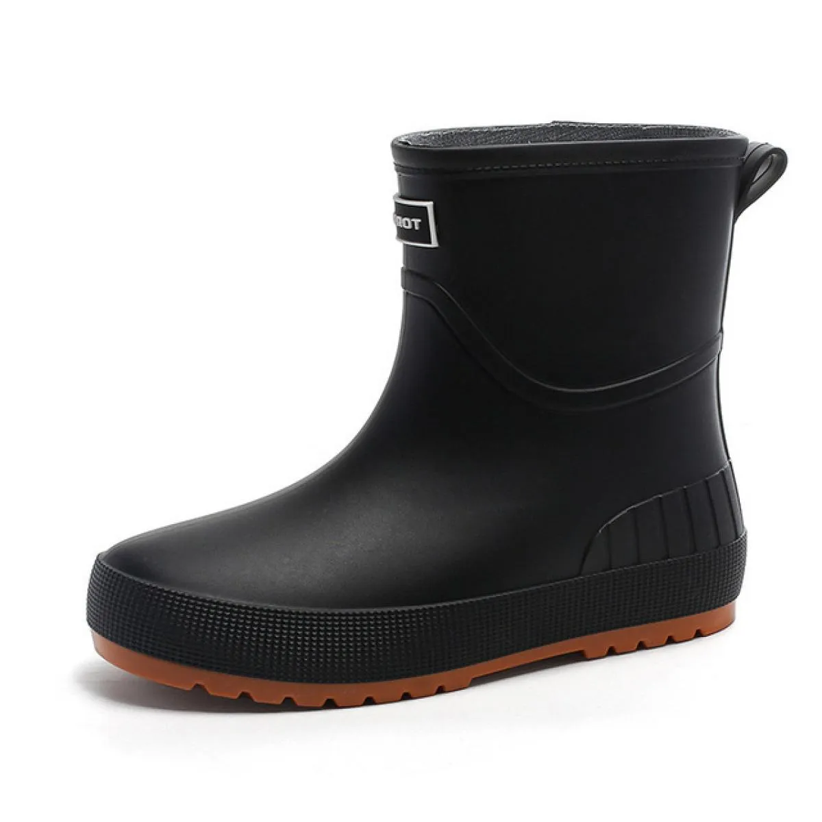 Stivali da pioggia da donna Slip On Stivali da acqua di alta qualità Scarpe impermeabili Stivali da pioggia in gomma da donna Ga