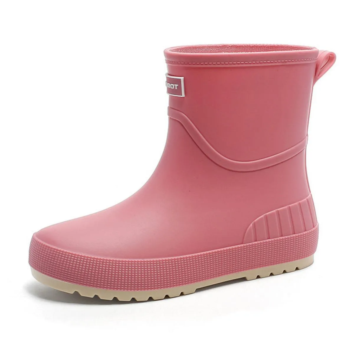 Stivali da pioggia da donna Slip On Stivali da acqua di alta qualità Scarpe impermeabili Stivali da pioggia in gomma da donna Ga